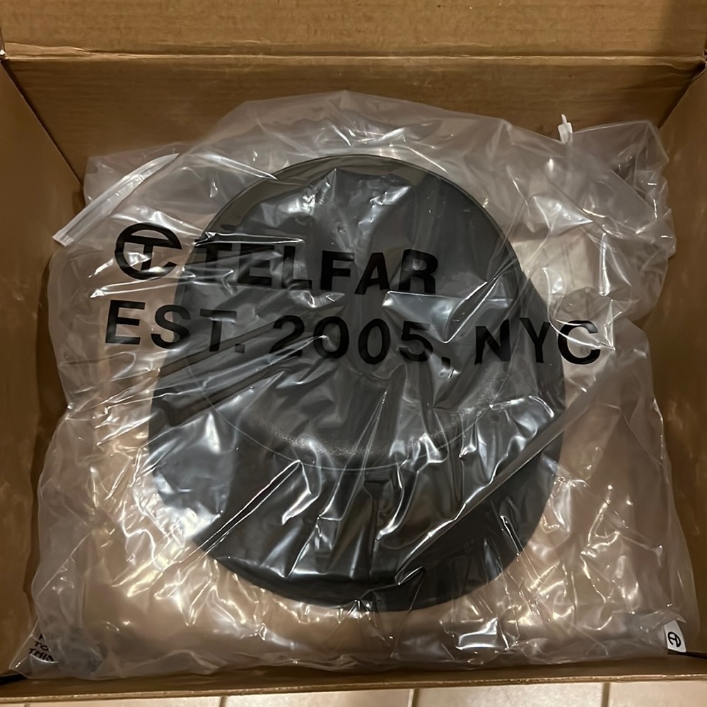 Telfar Black Bucket Hat - Size L/XL